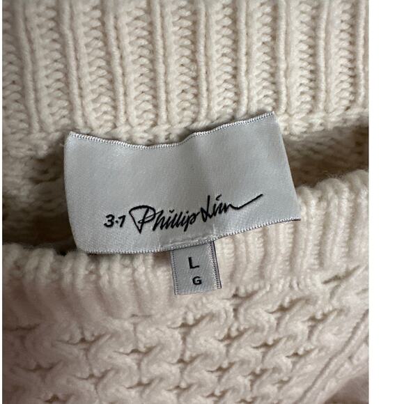 3.1 Phillip Lim Cream Cable Knit Sweater - Picture 4 of 8